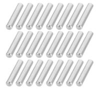 40 Piezas Clavijas de Soporte para Estantes 25x5 MM | 304 Inoxidable, Extremos Pulidos y Superficie Lisa, Repuesto para Armarios y Literas, Plata