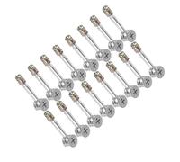 40 Piezas Conector de Muebles para Cajones Cierre de Leva | Hierro y Aleación, Montaje de Herramientas, Ajuste Adaptable, para Paneles de Aglomerado y Armarios