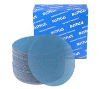 40 unidades de disco abrasivo 150 mm grano 320 malla cerámica papel de lija anti polvo papel de lija velcro disco de lijado para lijadora orbital