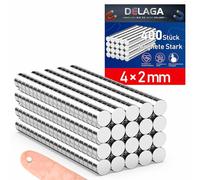 400 piezas de imanes fuertes, imanes extra fuertes de 4x2mm, imanes pequeños para pizarra magnética, imanes para nevera, mini imanes redondos para pizarra blanca, tablón, oficina