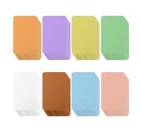 400 tarjetas de índice de 3.5 x 2.1 pulgadas, tarjeta flash gruesa en blanco para estudiar, tarjetas de notas de colores de doble cara para arte, bocetos, escritura, grabación, suministros de oficina