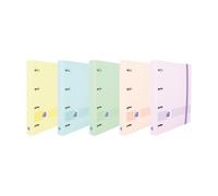 400174550 carpeta de cartón A5 Azul, Color menta, Naranja, Rosa, Amarillo