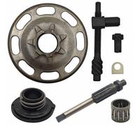 435E - Tambor de embrague 7T de 440 pulgadas compatible con Husqvarna 435 435E 440 440E bomba de aceite tornillo sinfín ajustador de cadena de rodamiento de tensión motosierra
