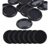 44 Piezas Hebillas de Encuadernación Redondas ABS Negras para Cuaderno | Anillos de Plástico Duro, Acabado Liso Pulido, para Artistas y Journaling, Oficina y Escuela