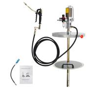 45416 Modelo 50:1 Kit de bomba de grasa operada por aire, bomba de lubricación neumática de alta presión de 7500 PSI, se adapta a tambores de 120 libras y cubos de 16 galones, resistente para