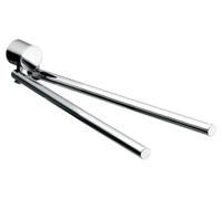 455000136 Emco Rondo 2 Toalla con 2 giratorias brazo cromo 36.4 cm