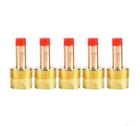 45V64 Cuerpo de mandril de lente de gas para WP-17 WP-18 WP-26 TIG Antorcha de soldadura 3 32 pulgadas 2.4mm Electrodo de tungsteno Lente de gas Accesorios de soldadura