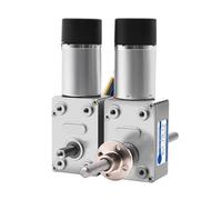 4632-370 Motor de engranaje helicoidal de doble eje de alto par DC 6V 12V 24V 1 Uds(24v 6rpm,A)