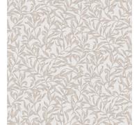 47641 - Papel Tapiz Beige Galerie Vintage De Hojas