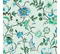47647 - Papel Tapiz Floral Verde Galerie