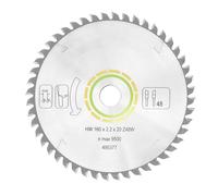 495377 491952 - Hoja de sierra para sierra de riel Festool, 160 mm, 2,2 mm, 20 mm, 48T, ATB, compatible con Festool TS 55, TSC 55, ATF 55 E, HK 55, HKC 55, sierra de inmersión