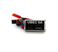 4A 6A 8A para regulador de voltaje ubec 5V 6V 7.4V para avión RC sin escobillas Quadcopter, filtro magnético integrado fuente de alimentación estable para controlador de vuelo y servos (6A BEC)