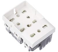 4box 4b.n.h21 Side Unika Compatible con Bticino livinglight, 250 V, Blanco, XL