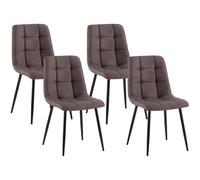 4er Set Esszimmersthle Antibes Stoff
