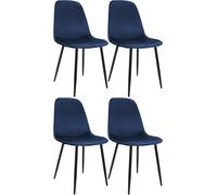 4er Set Esszimmerstuhl Maryam Samt