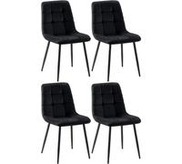 4er Set Esszimmerstuhl Tilde Samt