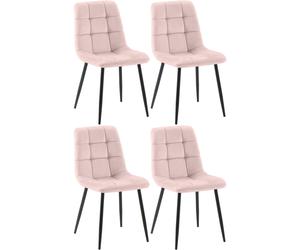 4er Set Esszimmerstuhl Tilde Samt