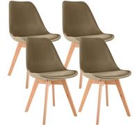 4er Set Stuhl Linares Samt