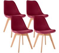 4er Set Stuhl Linares Samt