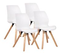 4er Set Stuhl Luna Kunststoff