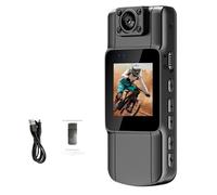 4K 1080P HD WiFi Mini Camera Handheld Back Clip Law Enforcement IR Night Vision Smart Portable Car Recorder(Without TF Card,4K with WiFi)
