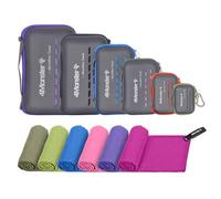 4Monster - Toalla de microfibra ligera, suave, superabsorbente y de secado rápido, ideal para ir al gimnasio, de viaje, de acampada, a la piscina, a la playa o a hacer yoga