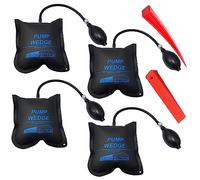 4pcs Cojines de Montaje Cuña del Aire Barra de Palanca inflable Air Pump Wedge Bomba De Aire Cuña Carga de Hasta 300kg para la Instalación Ventana de la puerta del hogar y Reparación de Automóviles