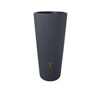 Acumulador de agua de lluvia VASO Decor resistente a los rayos UV y a la intemperie, capacidad 220 l