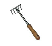 4u-onlinehandel rastrillo con 5 púas 29 cm mano rastrillo jardín ras