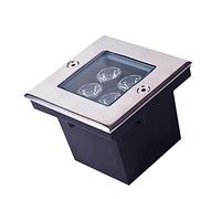 4W Empotrable Al Aire Libre Focos - Focos Suelo Led Exterior, Foco LED Resistente Al Agua IP67, Luz LED Empotrada Para Exteriores, Para Terraza Para Jardines, Luces De Iluminación Caminos ( Color : Na