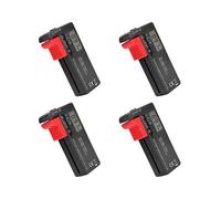 4X Bt-168 Pro Probador de Capacidad de Batería Comprobador de Batería Digital Probador de Celda Portátil de Plástico para Aa 1.5V 9V