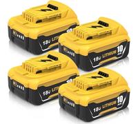 4X DCB184 Recambio para DeWalt batería 18V 10,0Ah