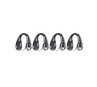 4X Enchufe de EE.UU. 1.8M Cable de Alimentacion Interruptor de Boton Encendido / Apagado AC110V 3A AC250V 6A Negro