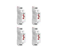4X GEYA GRT8-M1 Encendido Off Relay Relay 16A AC / DC12V-240V Multifunción Din Rail Relé de Temporizador Automático