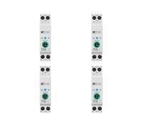 4X Interruptor Inteligente Ewelink 1P+N 63A 110V 220V WIFI, Medidor de Energía, Medidor de KWh, Disyuntor, Temporizador, Relé, Protección para el