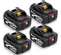 4X Repuesto para Makita batería 18V 10,0Ah para Makita batería BL1850B | BL1850 BL1860B BL1860 BL1845B BL1845 BL1840B BL1840 BL1830B BL1830 para con indicador LED