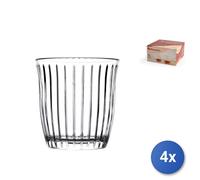 4X Vasos Joy Dof De Cristal Cl 36