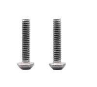 5-10 Uds Tornillo De Cabeza Botón Titanio M2 .5 M3 ISO7380 TA2 Máquina Redonda Con Conector Hexagonal(25mm,M3 10pcs)