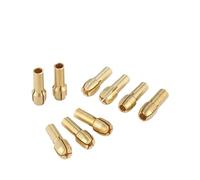 5/11 Unids/lote Mini Taladro Portabrocas De Latón for Herramienta Rotativa 0,5-3,2mm Y Tuerca for Juego Accesorios(10Pcs 4.3mm)