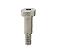 5-20 Piezas M2 .5 M3 M4 M5 M6 304 Tornillo Con Cabeza Hexagonal De Acero Inoxidable Tapón for Hombro Perno Y Varilla(5mm,D5x M4 (10pcs))