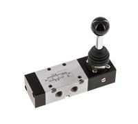 5/3 G1/8'' Palanca de mano cerrada Detente -0.95-10bar/-13.2-140psi