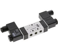 5/3 G1/8'' Válvula solenoide de centro cerrado 24V DC 3-10bar/42-140psi Airtec