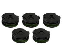 5 bobinas de hilo compatibles con desbrozadora Greenworks G40LT G40LT30 2101507 21107/2900719