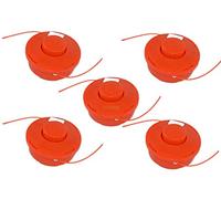 5 bobinas de Hilo con Punta automática para desbrozadora Fuxtec MT 152 E / 4 en 1/2 en 1 / CG 335 / MFS 520 / FX-4MS315