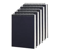 5 cuadernos de bocetos A6, 60 páginas/30 hojas, papel libre de ácidos de 160 g/m², cuaderno de dibujo de papel kraft con espiral, blocs de bocetos para dibujar y esbozar, artistas y suministros para
