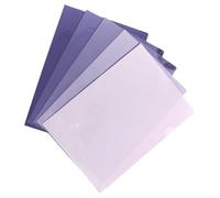 5 cubiertas de papel transparente para archivos, cubiertas abiertas en la parte superior y lateral, carpeta Ducoment para protectores de página de presentación de informes y proyectos