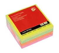 5 Etoiles - Bloc de notas cuadrado (320 hojas, 76 x 76 mm), neón