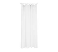 5 five 01785 cortina de baño poliéster, blanco, 180 x 200 cm