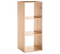JJA Estantería Teo 3 compartimentos Madera 100,5x34,5 cm Multicolor