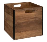 5 five Caja de almacenamiento de madera industrial 31 x 31